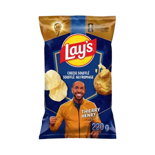 Lays Cheese Souffle FIFA Chips 220g