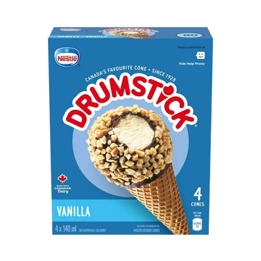 [53452] Nestle Drumstick Vanilla 4pc