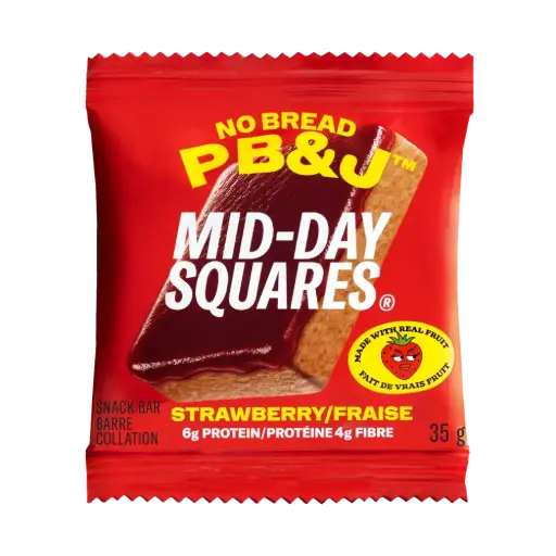Mid-Day Square No Bread PB & J Strawberry 4Pk