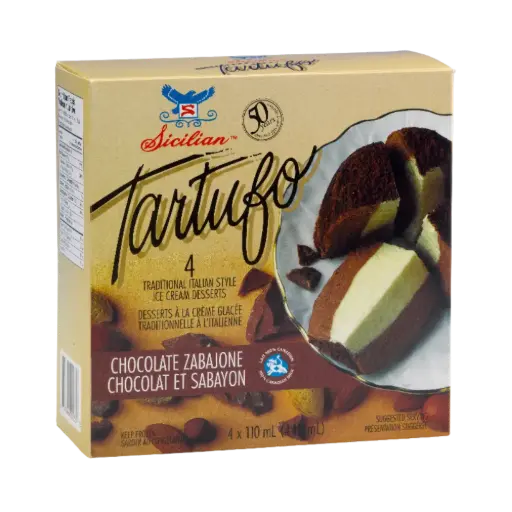 Sicilian Chocolate Zabajone Tartufo 4Ea