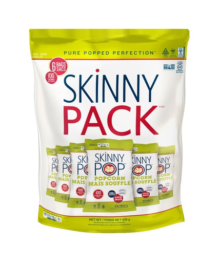 [53650] SKINNY POP POPCORN6 BAGS