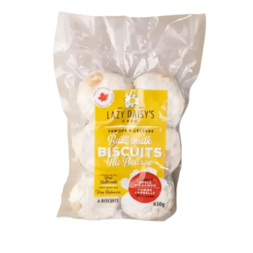 Lazy Daisy Apple Cinnamon Buttermilk Frozen Buttermilk Biscuits 630G