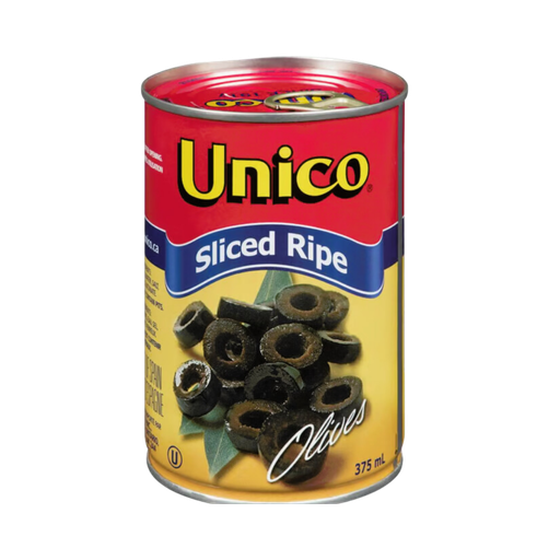[53737] Unico Sliced Ripe Olives 375Ml