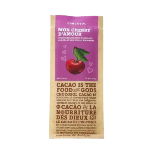 Chocosol  Chocolate Mon Cherry 75G