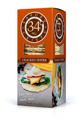 [53916] 34 Degrees Cracked Pepper Savory Crisps 127G