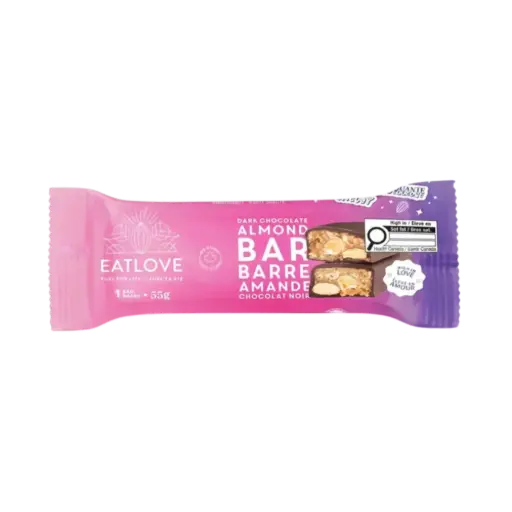 Eatlove Almond Dark Chocolate Bar 55G