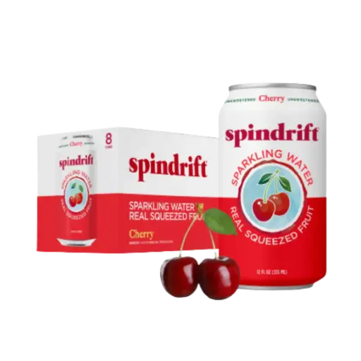 Spindrift Cherry Sparkling Water 8Pk