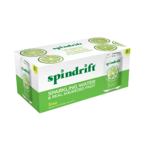 Spindrift Lime Sparkling Water 8Pk