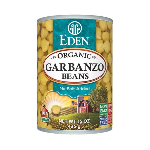[54134] EDEN ORGANIC GARBANZO BEANS 425G