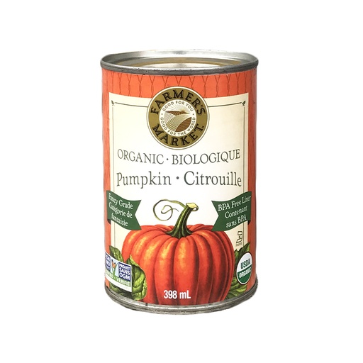 [54156] Farmers Market Pumpkin Puree 397G