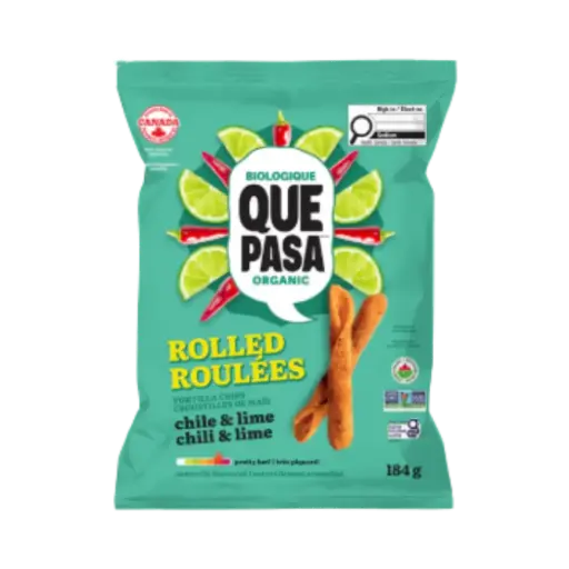 Que Pasa Chili Lime Rolled Tortilla Chips 184G