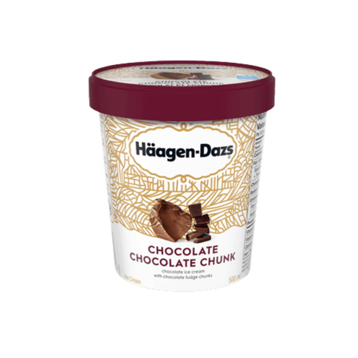 [367889] Haagen Dazs Chocolate Chocolate Chunk Ice Cream 500Ml