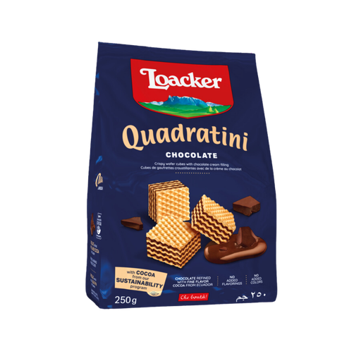 [54363] Loacker Quadratini Choc 250g