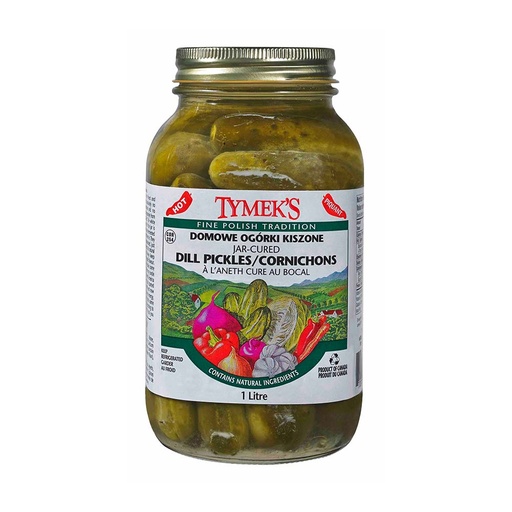 [54714] TYMEKS HOT DILL PICKLES 1L