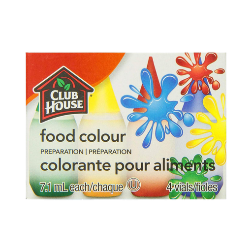 [55036] Club House Assorted Food Coloring 28Ml