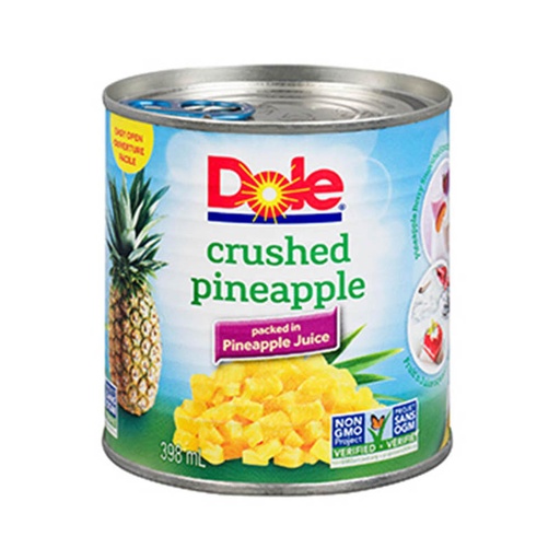 [55086] DOLE CRUSHED PINEAPPLE 398ML