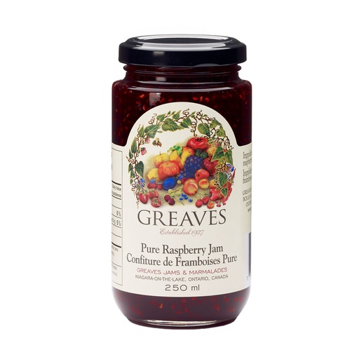 [55159] Greaves Raspberrry Jam 250Ml