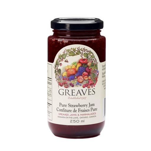 [55160] Greaves Strawberry Jam 250Ml