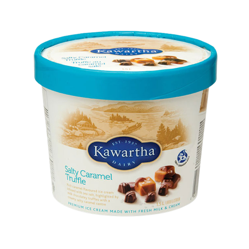[55200] Kawartha Salty Caramel Truffle Premium Ice Cream 1.5L